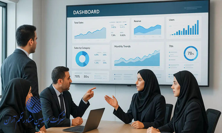 طراحی داشبوردهای قابل فهم برای مدیران با کمترین پیچیدگی تحلیلی